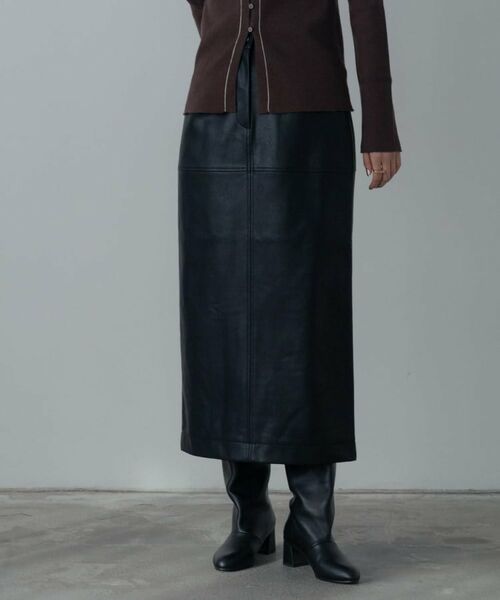 GALLEST / ギャレスト ロング・マキシ丈スカート | 【セットアップ対応】シンセティックレザースカート | 詳細21