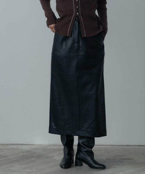 GALLEST / ギャレスト ロング・マキシ丈スカート | 【セットアップ対応】シンセティックレザースカート | 詳細23