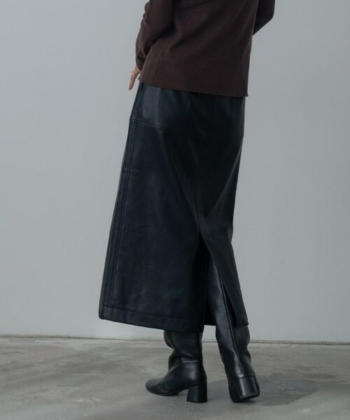 GALLEST / ギャレスト ロング・マキシ丈スカート | 【セットアップ対応】シンセティックレザースカート | 詳細24