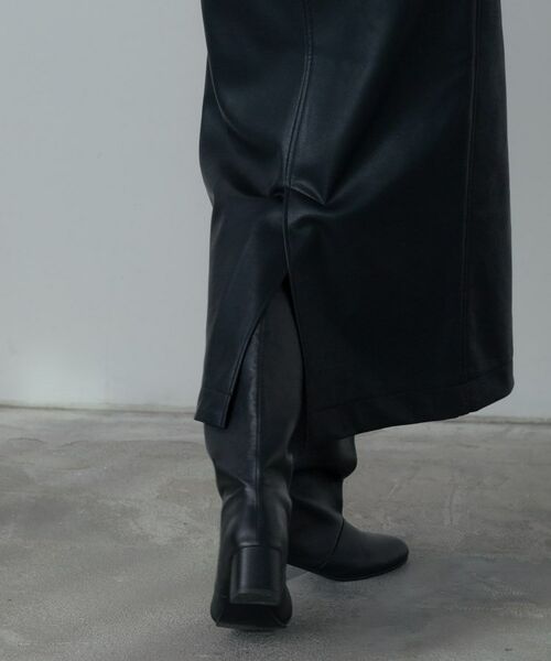 GALLEST / ギャレスト ロング・マキシ丈スカート | 【セットアップ対応】シンセティックレザースカート | 詳細25