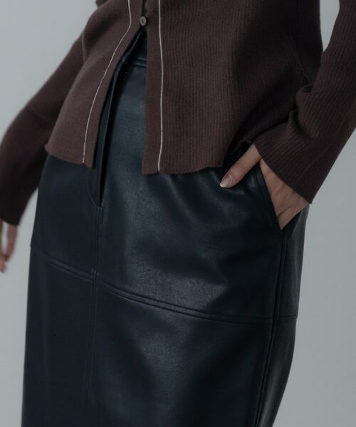 GALLEST / ギャレスト ロング・マキシ丈スカート | 【セットアップ対応】シンセティックレザースカート | 詳細26