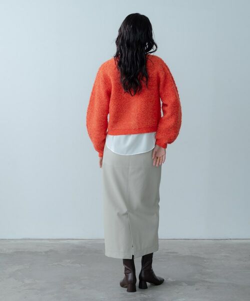 GALLEST / ギャレスト ロング・マキシ丈スカート | 【セットアップ対応】シンセティックレザースカート | 詳細3