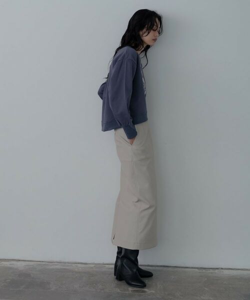 GALLEST / ギャレスト ロング・マキシ丈スカート | 【セットアップ対応】シンセティックレザースカート | 詳細9