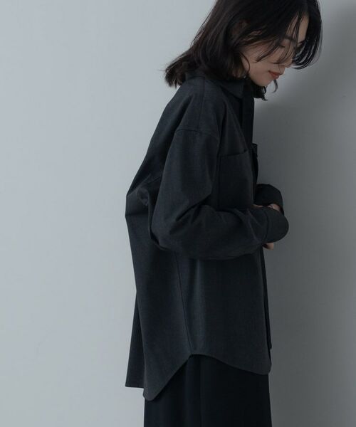 GALLEST / ギャレスト シャツ・ブラウス | Timeless｜ウーステッドライクフォルムシャツ【セットアップ対応】 | 詳細10
