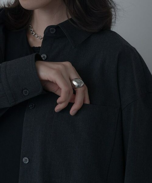 GALLEST / ギャレスト シャツ・ブラウス | Timeless｜ウーステッドライクフォルムシャツ【セットアップ対応】 | 詳細12