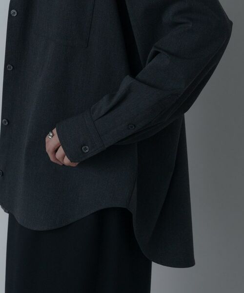 GALLEST / ギャレスト シャツ・ブラウス | Timeless｜ウーステッドライクフォルムシャツ【セットアップ対応】 | 詳細13