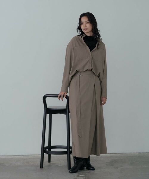 GALLEST / ギャレスト シャツ・ブラウス | Timeless｜ウーステッドライクフォルムシャツ【セットアップ対応】 | 詳細14