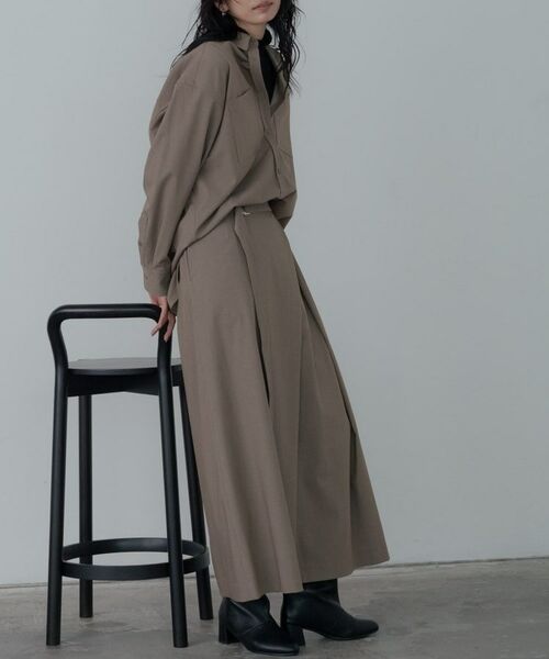 GALLEST / ギャレスト シャツ・ブラウス | Timeless｜ウーステッドライクフォルムシャツ【セットアップ対応】 | 詳細16