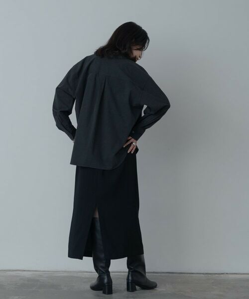 GALLEST / ギャレスト シャツ・ブラウス | Timeless｜ウーステッドライクフォルムシャツ【セットアップ対応】 | 詳細7