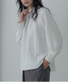 GALLEST / ギャレスト シャツ・ブラウス | ヴィンテージワッシャーハイネックブラウス
