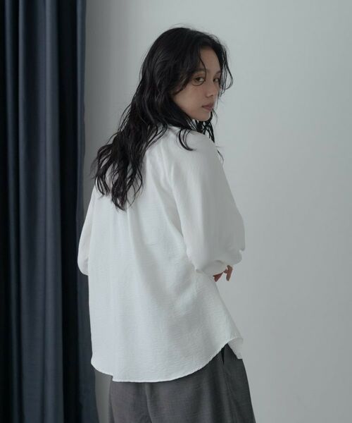 GALLEST / ギャレスト シャツ・ブラウス | ヴィンテージワッシャーハイネックブラウス | 詳細14