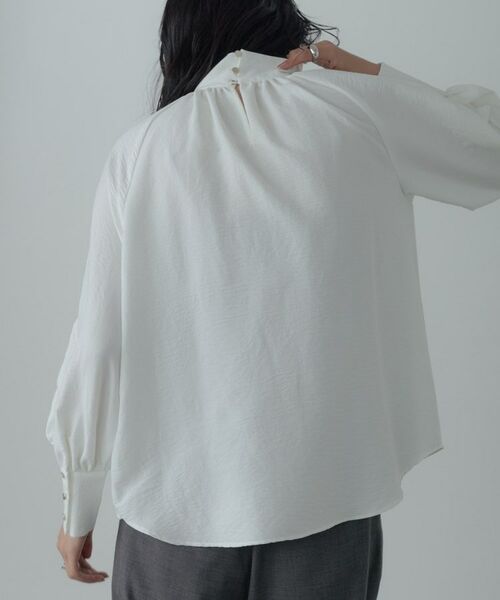 GALLEST / ギャレスト シャツ・ブラウス | ヴィンテージワッシャーハイネックブラウス | 詳細15