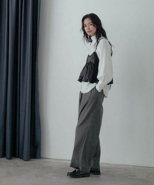 GALLEST / ギャレスト シャツ・ブラウス | ヴィンテージワッシャーハイネックブラウス | 詳細16