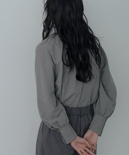 GALLEST / ギャレスト シャツ・ブラウス | ヴィンテージワッシャーハイネックブラウス | 詳細6