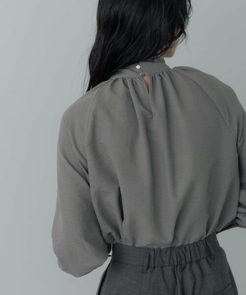 GALLEST / ギャレスト シャツ・ブラウス | ヴィンテージワッシャーハイネックブラウス | 詳細9