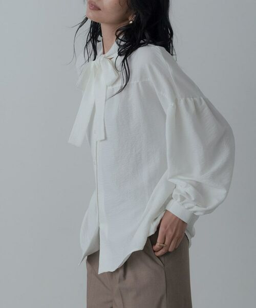 GALLEST / ギャレスト シャツ・ブラウス | ピーチタッチボウタイブラウス | 詳細15