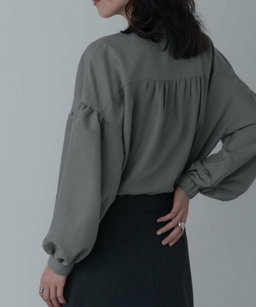 GALLEST / ギャレスト シャツ・ブラウス | ピーチタッチボウタイブラウス | 詳細6