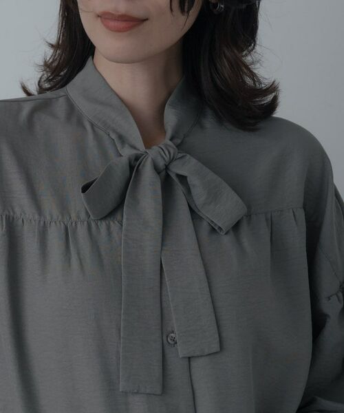 GALLEST / ギャレスト シャツ・ブラウス | ピーチタッチボウタイブラウス | 詳細8