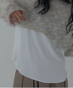 GALLEST / ギャレスト シャツ・ブラウス | ボートネックジョーゼットブラウス