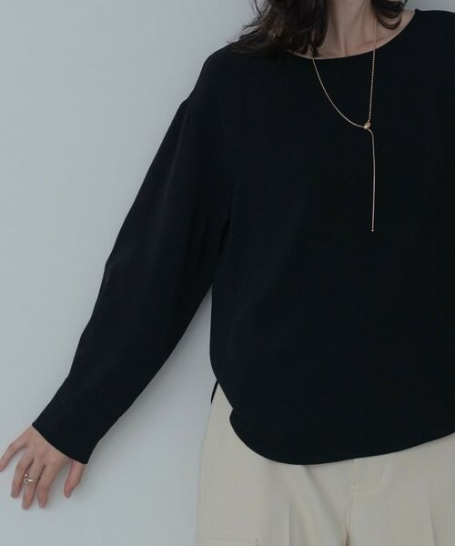 GALLEST / ギャレスト シャツ・ブラウス | ボートネックジョーゼットブラウス | 詳細1