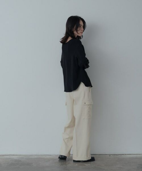 GALLEST / ギャレスト シャツ・ブラウス | ボートネックジョーゼットブラウス | 詳細5