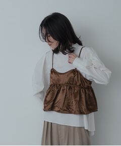 GALLEST / ギャレスト シャツ・ブラウス | 【一部店舗限定】サテンビスチェキャミソール