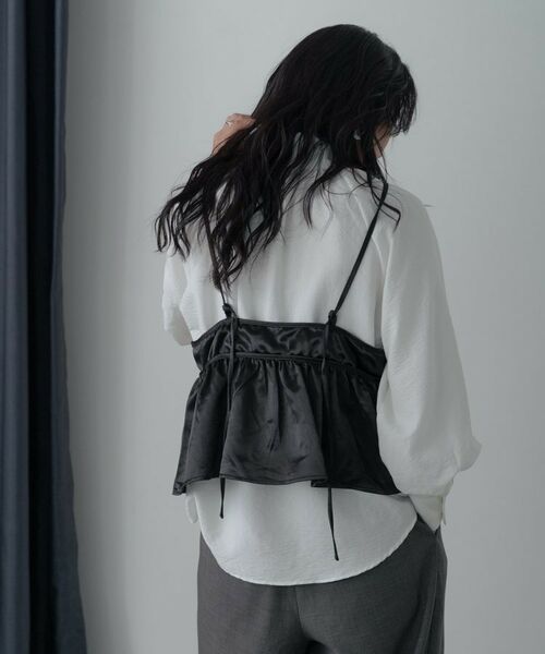 GALLEST / ギャレスト シャツ・ブラウス | 【一部店舗限定】サテンビスチェキャミソール | 詳細11
