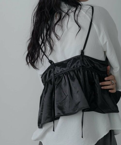 GALLEST / ギャレスト シャツ・ブラウス | 【一部店舗限定】サテンビスチェキャミソール | 詳細12