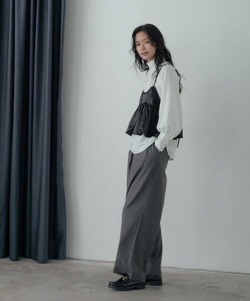 GALLEST / ギャレスト シャツ・ブラウス | 【一部店舗限定】サテンビスチェキャミソール | 詳細7