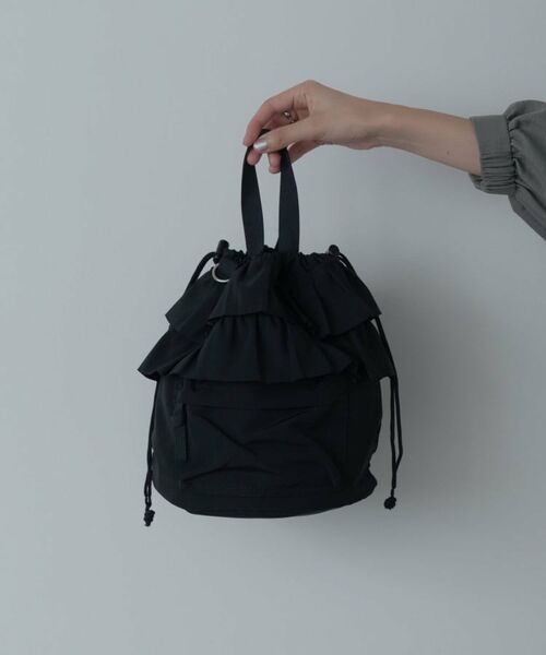 GALLEST / ギャレスト ショルダーバッグ | フリルドロストショルダーバッグ(ブラック(019))