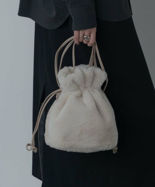 GALLEST / ギャレスト ショルダーバッグ | 2Wayフェイクファーショルダーバッグ(オフホワイト(003))