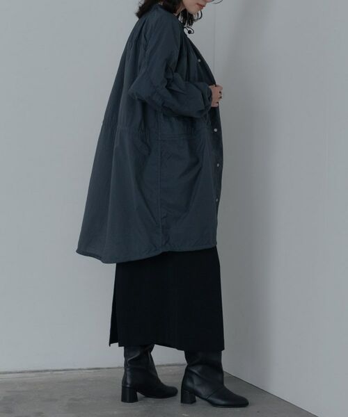 GALLEST / ギャレスト レザーブルゾン・ジャケット | 【THE NORTH FACE Purple Label】Field Shirred Coat | 詳細1