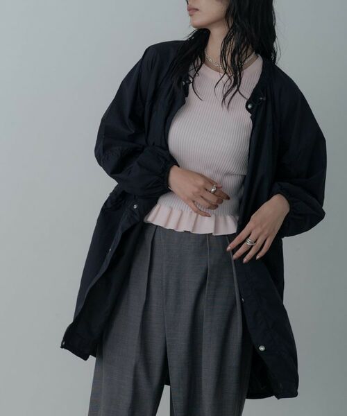 GALLEST / ギャレスト レザーブルゾン・ジャケット | 【THE NORTH FACE Purple Label】Field Shirred Coat | 詳細13