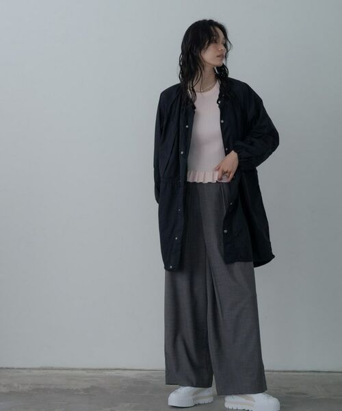 GALLEST / ギャレスト レザーブルゾン・ジャケット | 【THE NORTH FACE Purple Label】Field Shirred Coat | 詳細9