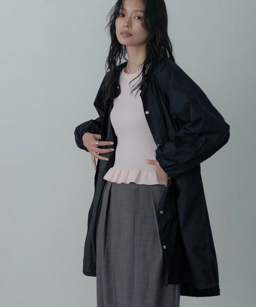 GALLEST/ギャレスト 【THE NORTH FACE Purple Label】Field Shirred Coat ブラック(019) 36 GALLEST/ギャレスト 【THE NORTH FACE Purple Label】Field Shirred Coat ブラック(019) 36