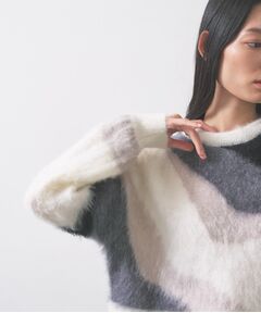 GALLEST / ギャレスト ニット・セーター | インターシャシャギーニット