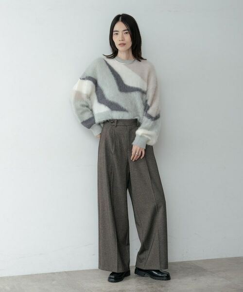 GALLEST / ギャレスト ニット・セーター | インターシャシャギーニット | 詳細1