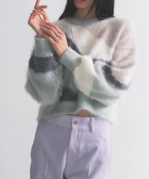 GALLEST / ギャレスト ニット・セーター | インターシャシャギーニット | 詳細10