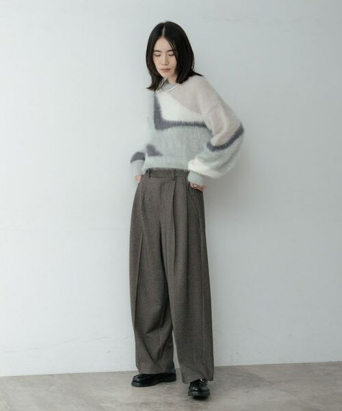 GALLEST / ギャレスト ニット・セーター | インターシャシャギーニット | 詳細3