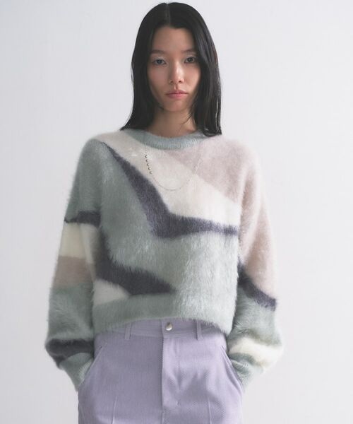 GALLEST / ギャレスト ニット・セーター | インターシャシャギーニット | 詳細9