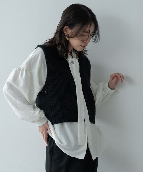 GALLEST / ギャレスト ニット・セーター | ロービングVネックニットベスト | 詳細14