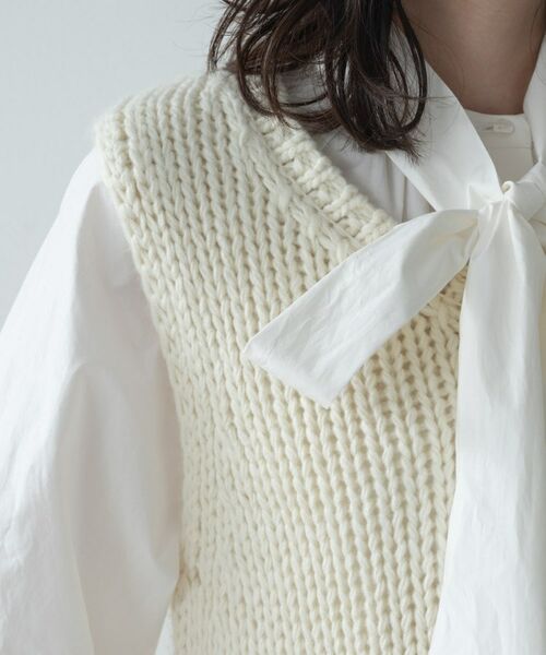 GALLEST / ギャレスト ニット・セーター | ロービングVネックニットベスト | 詳細8