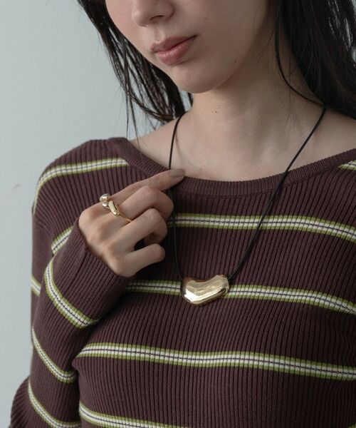 GALLEST / ギャレスト ニット・セーター | バックオープンボーダーリブニット | 詳細16