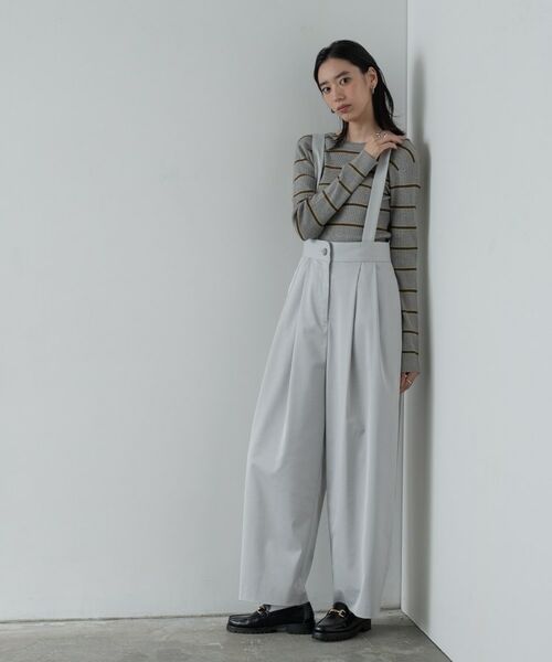 GALLEST / ギャレスト ニット・セーター | バックオープンボーダーリブニット | 詳細17