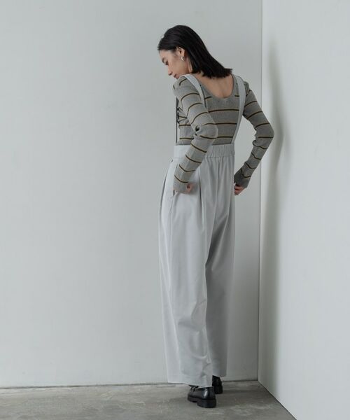 GALLEST / ギャレスト ニット・セーター | バックオープンボーダーリブニット | 詳細18