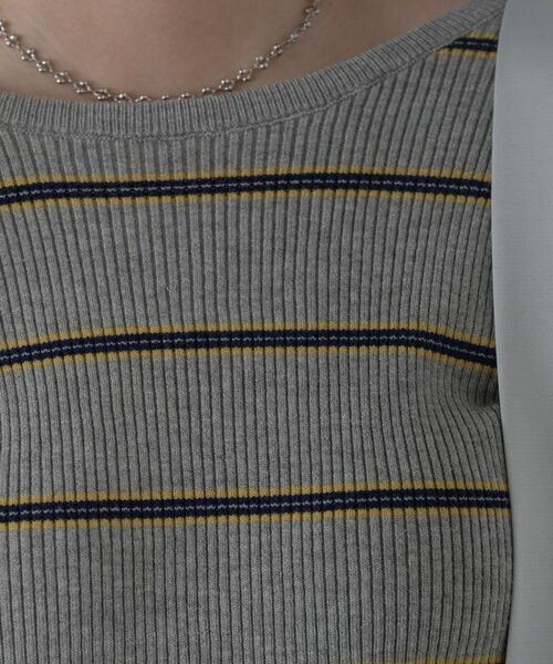 GALLEST / ギャレスト ニット・セーター | バックオープンボーダーリブニット | 詳細23