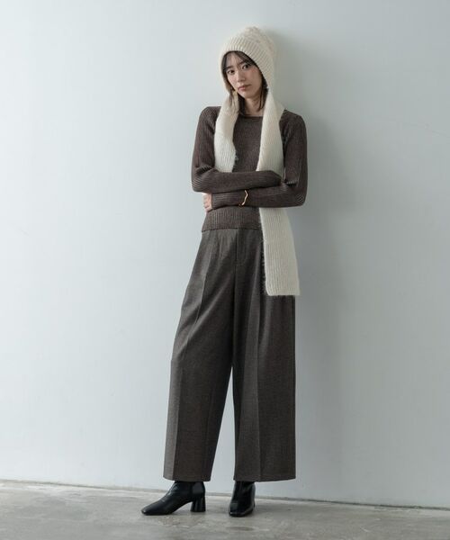 GALLEST / ギャレスト ニット・セーター | リブプレーティングクルーネックニット | 詳細10