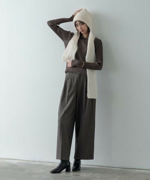 GALLEST / ギャレスト ニット・セーター | リブプレーティングクルーネックニット | 詳細11