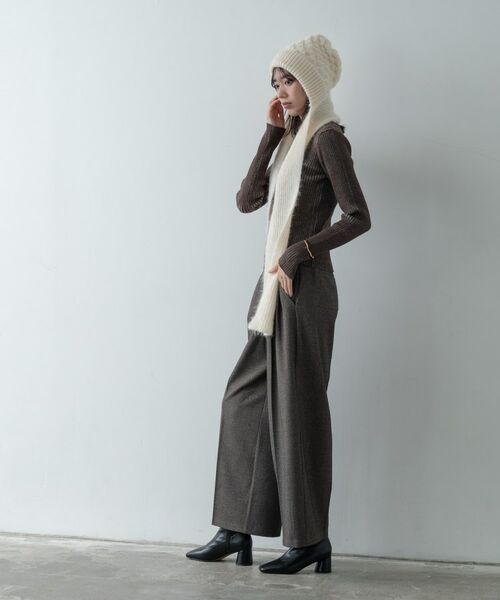 GALLEST / ギャレスト ニット・セーター | リブプレーティングクルーネックニット | 詳細12