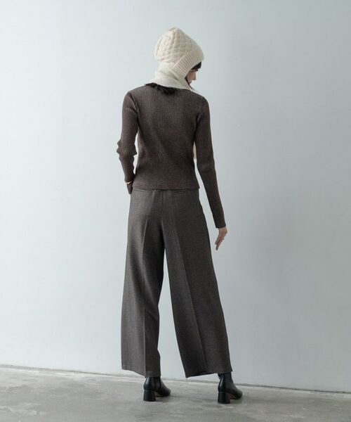 GALLEST / ギャレスト ニット・セーター | リブプレーティングクルーネックニット | 詳細14